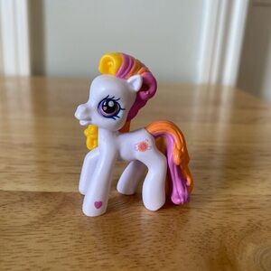 Pink & Orange Mini Pony Toy - Cute Collectible Figure